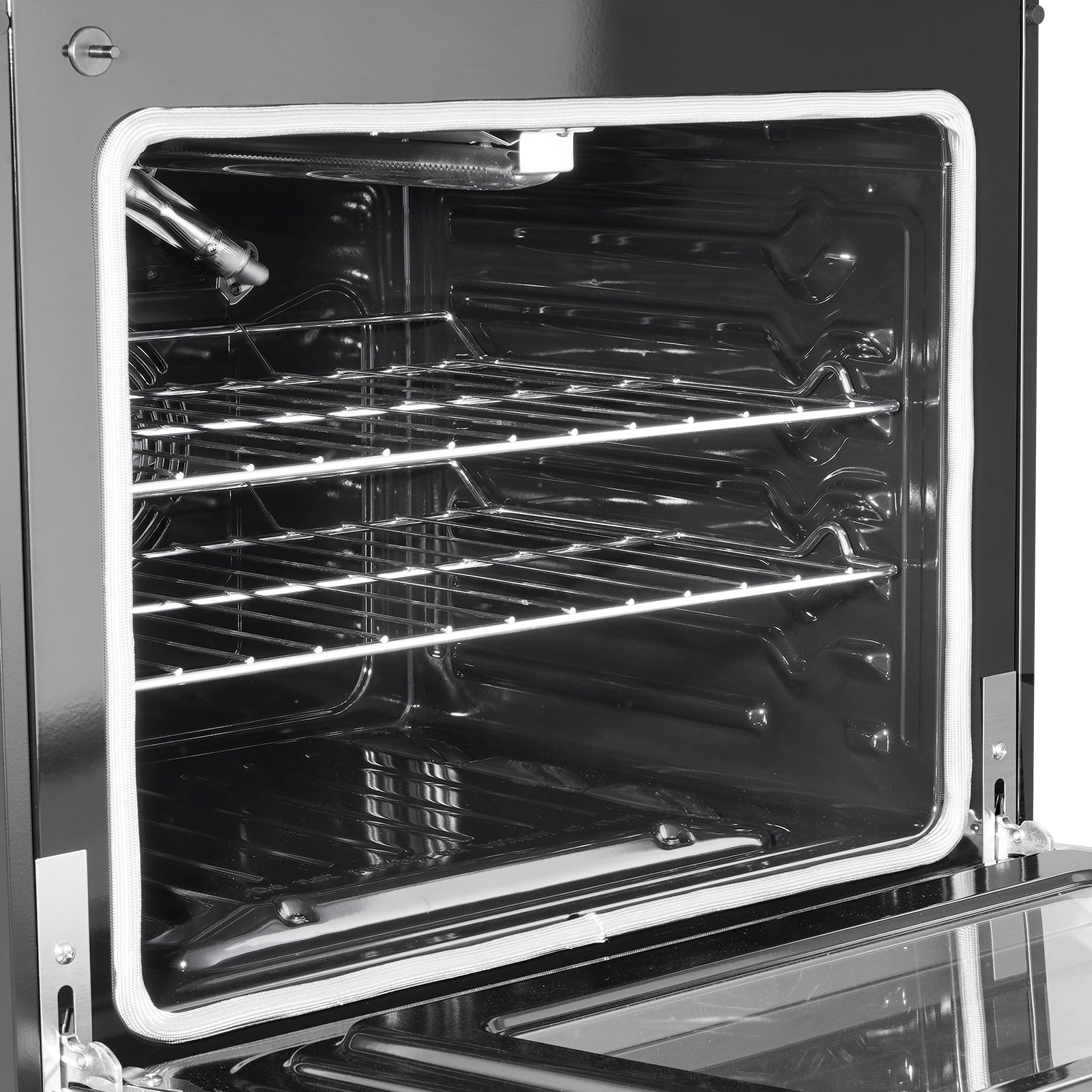 30 in Gas Range Oven 4 Sealed Burners Convection Oven in Stainless Steel