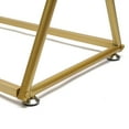 thumbnail image 4 of CNCEST Gold Indoor Durable 2 Tier Clothes Rack Retro Freestanding Gold Garment Rack, 4 of 9
