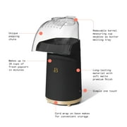 Beautiful 16 Cup Hot Air Electric Popcorn Maker, Black Sesame by Drew Barrymore