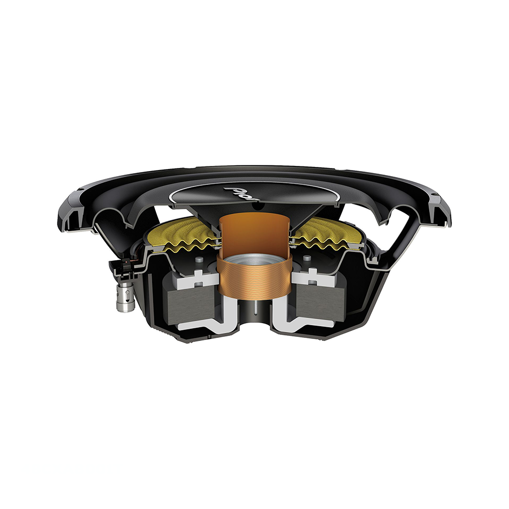 PIONEER TS-A2500LS4 1200ワット 10インチ 浅いマウント 4オーム SVC サブウーファー : パイオニア Aシリーズ TS-A2500LS4 10インチ サブ