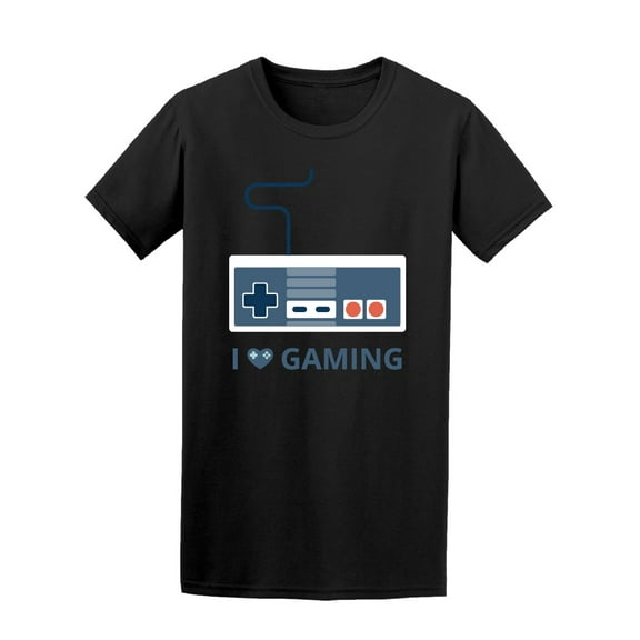 I Love Gaming Retro Gamepad T-Shirt Men -Image by Shutterstock, Male XX-Large