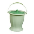 thumbnail image 3 of Stgfyxgs Chamber Pot, Potty Urinal Bottle with Lid Handle, Bedside Urinal Portable Toilet Urinal Night Jug for Children Home Use Green Without, 3 of 9