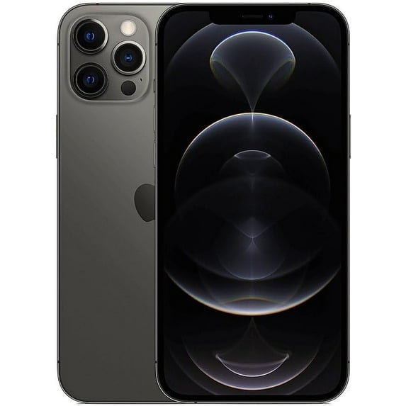 Pre-Owned No Plan-Unlocked Device Apple iPhone 12 Pro Max 5G Cell Phone 512GB 6GB RAM Voice-Activated Graphite