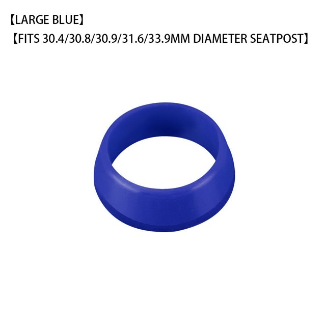 Soidarity Tija de sillín de bicicleta, anillo de silicona, cubierta antipolvo, impermeable, para bicicleta de montaña, accesorios protectores para Ciclismo Azul L Soidarity OD000349-07