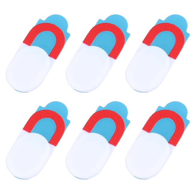 EeaseCA 6PCS Oval Webcam Privacy Camera Slider Protect Cover Shutter Sticker for Laptop Tablet Phone Shutter Sticker (White)