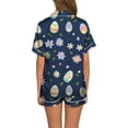 thumbnail image 3 of GDREDA Ensemble de Pyjama pour Femmes Mode Décontractée Pâques Lapin Impression Numérique 3D Pyjama Court Pantalon Ensemble de Pyjama pour Femmes Blanc,S, 3 of 4