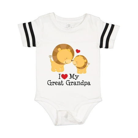 

Inktastic I Love My Great Grandpa Gift Baby Boy or Baby Girl Bodysuit