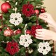 thumbnail image 4 of Ganfancp 2Pcs Punto de Lana para Decoraciones de Navidad Adornos Colgantes Embellecedores Rebajas Flash Deals 2X Colgante, 4 of 7