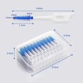 thumbnail image 3 of Interdental Brushes Silicone Toothpicks Teeth Floss Oral Hygiene Teeth Cleaning Soft Bristle Clean Between Teeth Toothbrush, 3 of 20