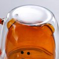 thumbnail image 2 of (Modèle Transparent) Tasse en Verre à Double Couche avec Poignée Tasse à Café Ménagère, 2 of 14
