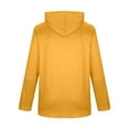 thumbnail image 5 of Mrmaere Men's Hooded Zip-Up Jacket Lined Adjustable Drawstring Warm Outerwear for Daily & Leisure Wear Yellow L, 5 of 5
