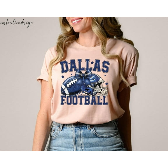 Dallas Football Shirt, Cowboy Shirt, Football Coquette Bow, American Football Tee, Game Day T- Shirt, Dallas fan gift, Sunday football shirt TSHIRT All Size S-5XL