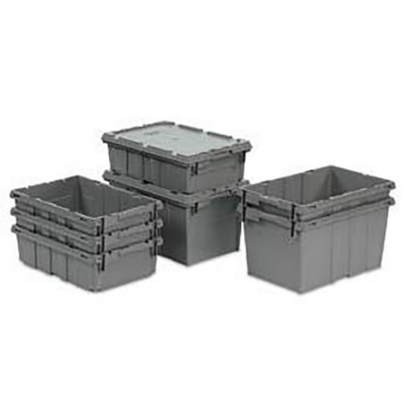 UPC: 0014239004616 | LEWISBins Nest Only Containe  21 x 15-1/8 x 5-1/8  Gray Closed Handle  Lot of 5