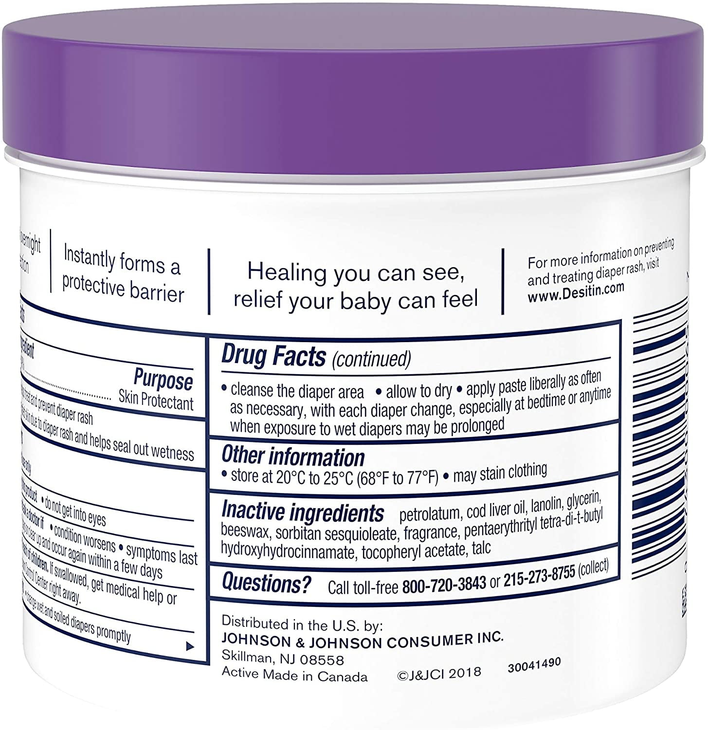 Desitin Maximum Strength Diaper Rash Cream with Zinc Oxide, 16 oz (Pack of 3)