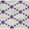 thumbnail image 5 of oneOone Cotton Poplin Twill Purple Fabric Block Quilting Supplies Print Sewing Fabric By The Yard 56 Inch Wide, 5 of 6