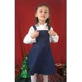 thumbnail image 4 of KIDSCOOL SPACE Little Girls Adjustable Jean Overall Tutu Denim Dress,4-5 Years, 4 of 10