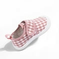 thumbnail image 6 of ZHOGXU Big Kids Girls Sneakers Soft Sole Non Slip Plaid Print Lightweight Comfortable Casual Sport Shoes For Everyday Wear Pink 4.5-5 Years, 6 of 6