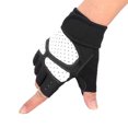 thumbnail image 2 of Levantamiento de pesas Guantes de gimnasio Entrenamiento Fitness Entrenamiento de muñeca Ejercicio Deportes (Gris claro S), 2 of 8