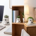 thumbnail image 6 of DefiDgd Cute Ghost Shaped Ceramic Succulent Planter Pot,Small Plant Flower Container for Halloween Indoor Tabletop Bedroom Living Room Balcony Farmhouse Home Decor(B), 6 of 7