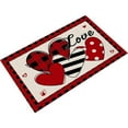 thumbnail image 6 of Valentines Door Mat Hwkond L-shaped Kitchen Bathroom Water Absorbent Dirt Resistants Diatom Mud Foot Mat Bathroom Sink Door Integrated Avoid Slip Floor Mat,70x70x45cm, 6 of 8