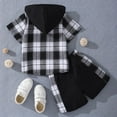 thumbnail image 3 of 3-4 Years 3T Shorts Boys Toddler Summer Toddler Boys Clothes Set Short Sleeve T-shirt Top Elastic Waist Shorts Solid 2Pcs Outfits, 3 of 7
