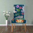 thumbnail image 4 of RYLABLUE Jungle Friends Stretch Chair Cover Protector Seat Slipcover for Dining Room Hotel Wedding Party Set of 1, 4 of 5