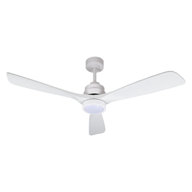 Ventilador De Techo 52" Luz LED 18W Biena Blanco+ Control