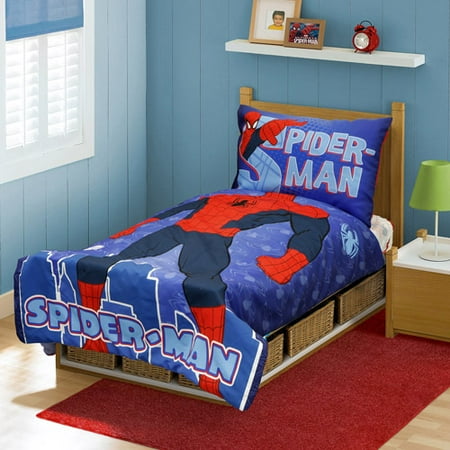 Spider Man You Are Spider Man 4 Piece Toddler Bedding Set