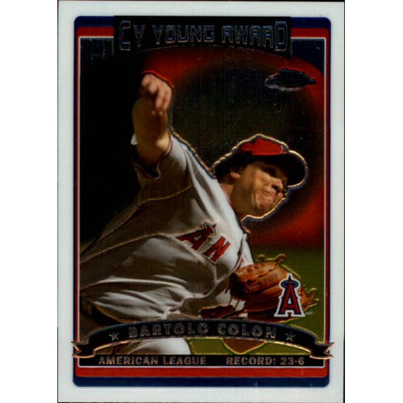 2006 Topps Chrome #270 Bartolo Colon AW MLB Baseball Trading Card