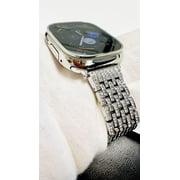 الماس مخصص مصقول 49mm iwatch فائقة الماس حجر الراين رابط الفرقة