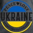 thumbnail image 3 of CafePress - Peace Love Ukraine T Shirt - Women's Traditional Fit Dark T-Shirt, 3 of 4