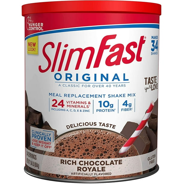 SlimFast Original Rich Chocolate Royale Meal Replacement Shake Mix Weight Loss Powder 31.18