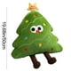 thumbnail image 3 of Cojín Navideño de Peluche con Forma de Árbol de Navidad, 50 Cm, Color Verde Claro, Ideal para El Hogar. Suave Tela de Poliéster. Diseño Festivo con Luces de Colores y Caritas Sonrientes. Peso: 500 G., 3 of 6