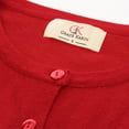 thumbnail image 7 of Grace Karin Classic Women's Button Down Crew Neck Sweater Knit Cardigan Long Sleeve (S~3XL), 7 of 7