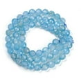 thumbnail image 3 of 5Strand Natural Blue Topaz Beads Strands Faceted Round 6mm Hole: 1mm 64~65pcs/strand 15.20~15.28 inch(38.6~38.8cm), 3 of 5
