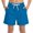 Dark Blue, variant on Dursoulink Kids Beach Shorts for Boys Solid Color Swim Trunks with Pockets Adjustable Waist