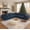 Blue, variant on Eyisean 118.2" Modern V Shaped Corner Sofa with Ottoman, Comfy Modular Sectional Cloud Couch with Plush Corduroy Fabric, Deep Seat Upholstered Sofa, Boneless Couches for Living Room, No Assembly