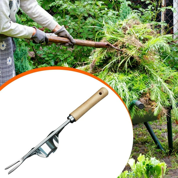 Herramienta extractora de malezas, desmalezadora manual, agarre cómodo y resistente, herramienta para arrancar malezas y desherbar, ideal para