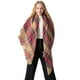 thumbnail image 4 of Bufanda cuadrada a cuadros de colores de doble cara con aumento de cachemira directa y otoño e invierno para mujer, 4 of 6
