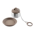 thumbnail image 3 of Colador de té Yotijar de Acero inoxidable con cadena, 3 of 8