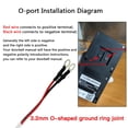 thumbnail image 5 of Panel solar para Ring Doorbell, cable cargador de cámara de panel solar de 5 W compatible con Ring Video Doorbell 2, 3, 3+, 4, timbres con pilas, cable de 10 pies, 5 of 5