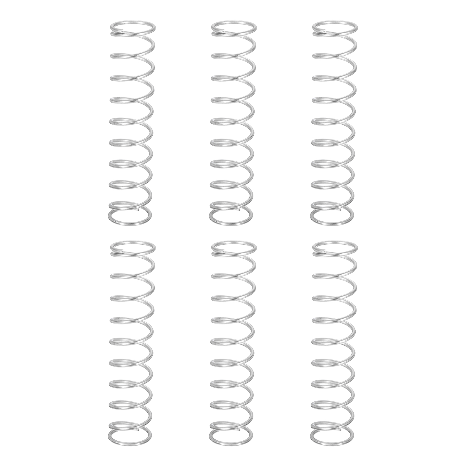 Stainless Steel Compression Springs 2mm Wire Diameter 10-200mm Length 12-30mm OD