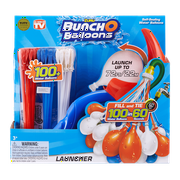 Bunch O Balloons Launcher with 100 Rapid-Filling Self-Sealing Water Balloons (Red, White & Blue) by ZURU