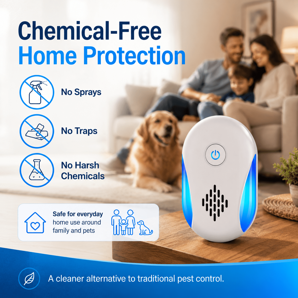 Vermix Pulse Pro, 2026 Upgraded Ultrasonic Pest Repeller, Plug-in Indoor Pest Repellent for Mice and Pests, Electronic Pest Control Device for Home, Kitchen, Bedroom, Office