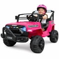 thumbnail image 1 of Carro Montable Eléctrico 4x4 Yei Cosmo 12V Rosa con Control Remoto USB Bluetooth, 1 of 8