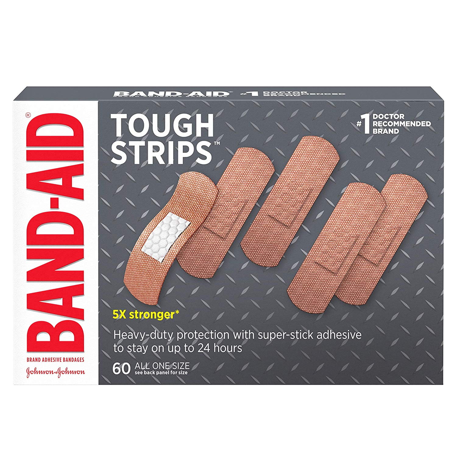 Brand Tough Strips Adhesive Bandage for Minor Cuts & Scrapes, All One