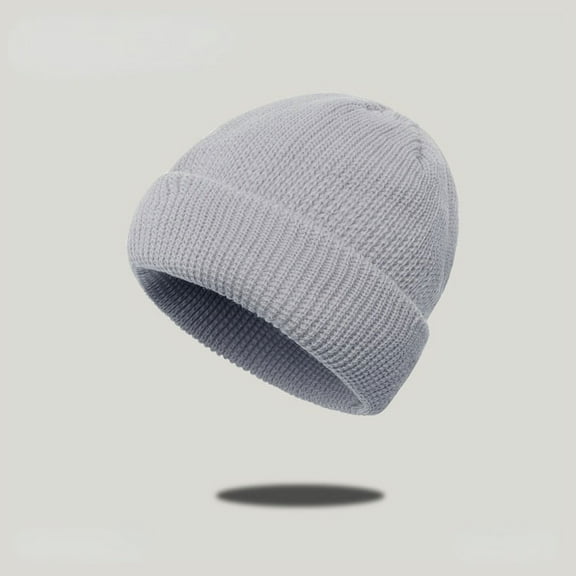 COCOpeaunt New Women's Beanie Hat Warm Winter Women Knit Beanie Hat Cuff Beanie Watch Cap for Girls Autumn Skull Hats for Female