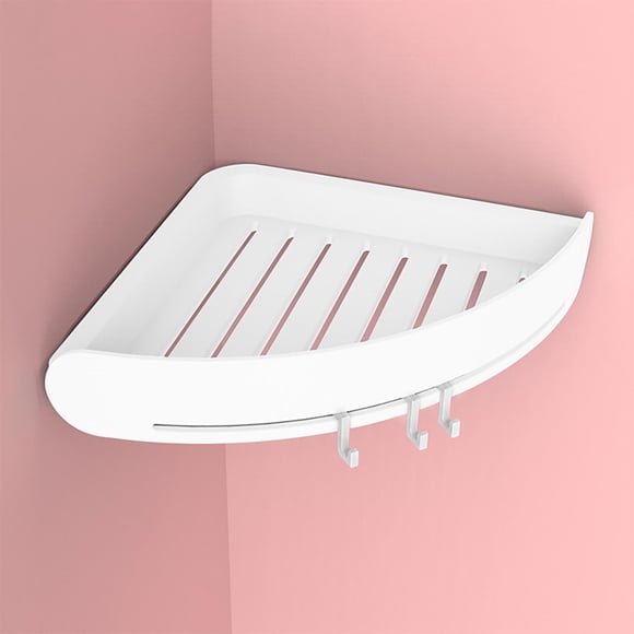 Vaidha Étagère de Douche Créative pour Salle de Bain, Étagère de Rangement pour Baignoire d'Angle, Étagère d'Organisation, Étagère de Rangement Murale