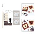 thumbnail image 6 of Sets of DIY Crochet Embroidery Kits Home Decor Crafts Hooking Kits for Beginners 14cm X 14cm Coaster Latch Hook Kits for Kids Adults B, 6 of 9