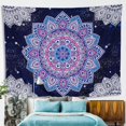 thumbnail image 3 of Otra decoración de pared 210x150 cm Tapices de mandalas azules y rosas para colgar en la pared Hippie indio bohemio estético arte psicodélico decoración de pared para dormitorio, 3 of 5